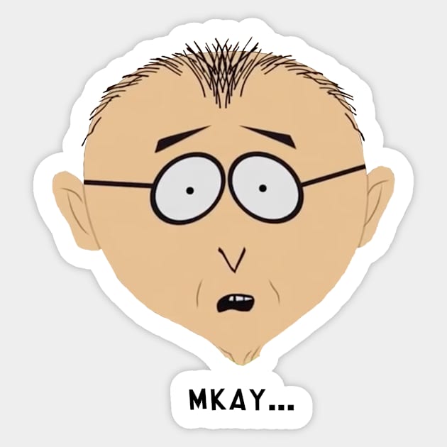 Mr. Mackey Mkay Sticker by Xanderlee7